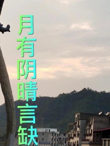 月有阴晴言缺